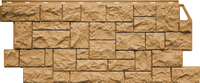Фасадные панели (дикий камень песочный)