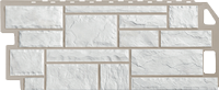Фасадные панели (камень мелованный белый)